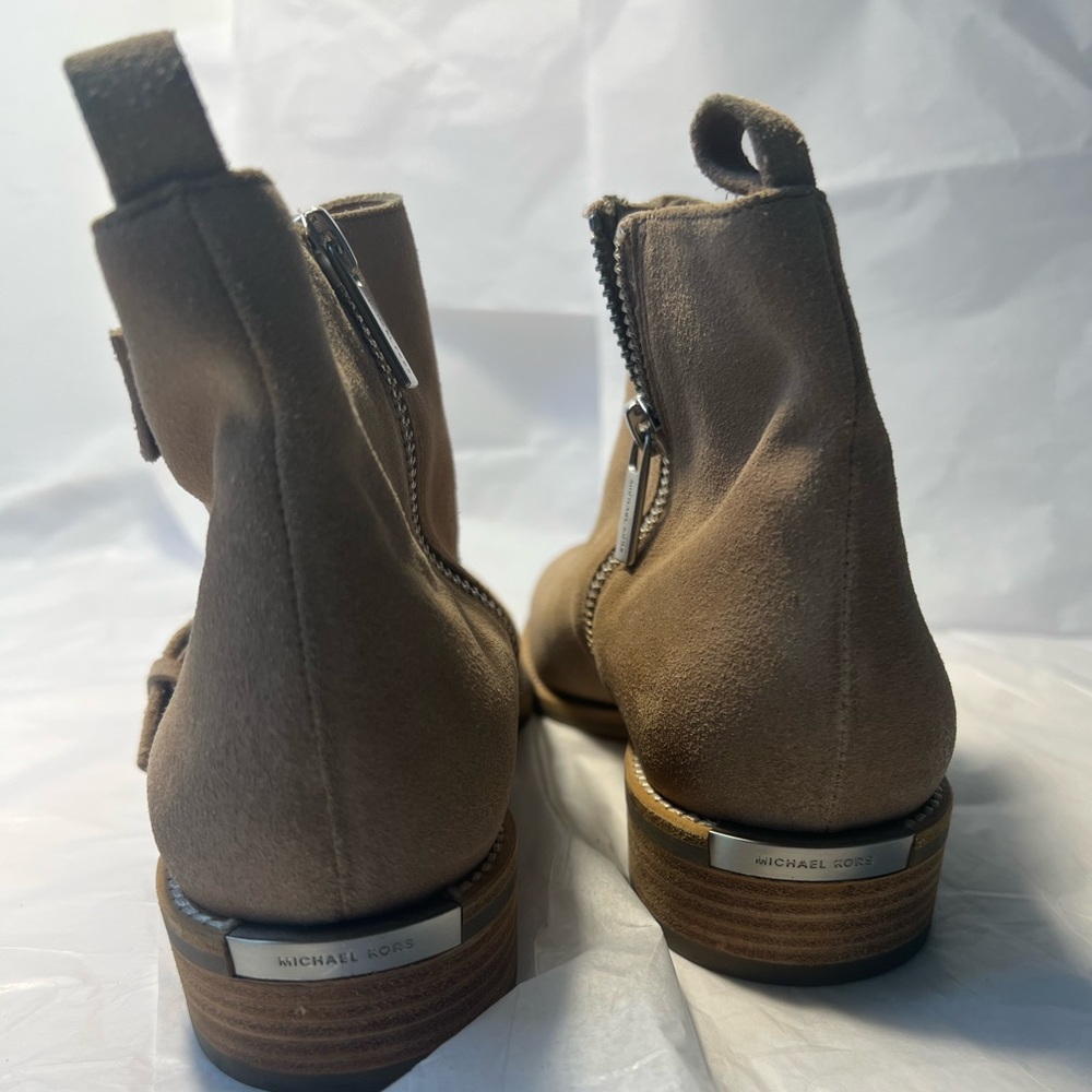 Michael Michael Kors Women’s Adam Monk Strap Bootie. - Picture 7 of 16